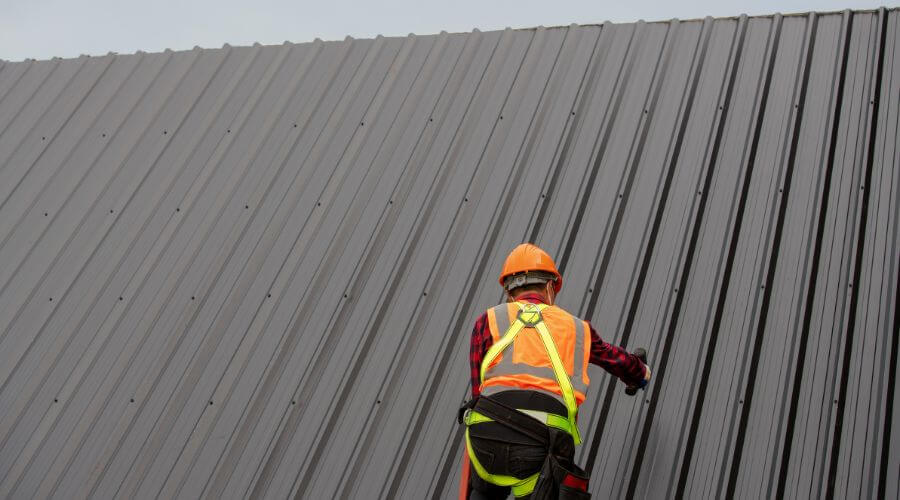 Professional metal roof installation services in Dupo, IL